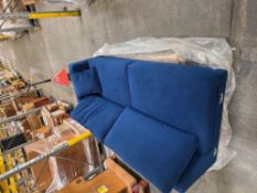 RHF 3 Seater Arm in Blue RRP ?œ550 - CCG-TRA-00017