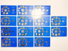 14 x Kurmünzensatz BRD