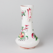 Henkelvase Fayence Chinoiserie Frankreich, 18. Jhd