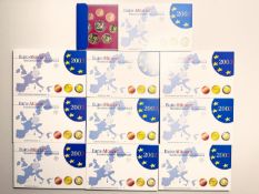 10 x Kurmünzensatz BRD Euro