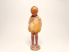Gerhard THIEME (Rüsdorf, Berlin 1928-2018) Mädchen im Wintermantel