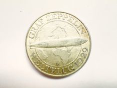 3 Mark Weimar 1930 Zeppelin Silber