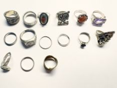 Konvolut Silberschmuck Ringe, 80,95g