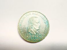 5 Mark BRD 1955 Schiller Silber