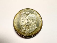 2 Mark Kaiserreich 1909 Uni Leipzig Silber