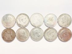 10 x 3 Mark Kaiserreich Silber = 150g Feinsilber