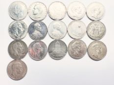 16 x 3 Mark Kaiserreich Silber = 240g Feinsilber