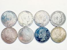 8 x 5 Mark Kaiserreich Silber = 200g Feinsilber