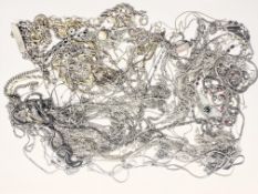 Konvolut Silberschmuck Ketten, etc., 268,44g