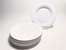 KPM Berlin Weiß 6 x Dessertteller 22 cm 