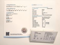 Natürlicher Diamant 0,22ct, Brillantschliff, Farbe F, Reinheit vvs1, HRD Antwerpen Zertifikat