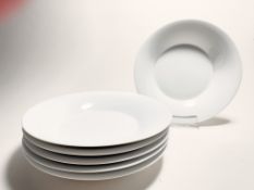 KPM Berlin Weiß 6 x Suppenteller 22,5 cm 