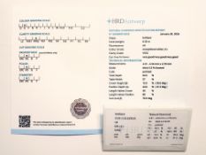 Natürlicher Diamant 0,33ct, Brillantschliff, Farbe E, Reinheit vs2, HRD Antwerpen Zertifikat