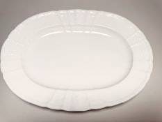 KPM Berlin Rocaille Weiß Große Platte 41 cm