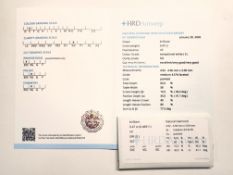 Natürlicher Diamant 0,47ct, Brillantschliff, Farbe E, Reinheit si2, HRD Antwerpen Zertifikat