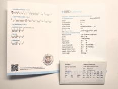 Natürlicher Diamant 0,31ct, Brillantschliff, Farbe D, Reinheit vs1, HRD Antwerpen Zertifikat