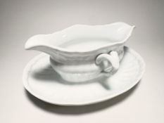 KPM Berlin Rocaille Weiß Saucière 25 cm