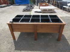 74'' X 34'' 10-POT RAISED PLANTER BOX