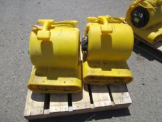 (2) 3-SPEED AIR MOVERS