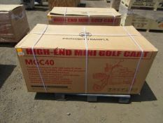 2026 SD LANCH MGC40 3-WHEEL ELECTRIC GOLF CART (BLUE) (UNUSED)