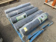 (5) 6' X 300' WOVEN LANDSCAPE FABRIC ROLLS (UNUSED)