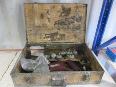 T-DRILL T30G COOPER PIPE T-FORMING DRILL W/ HEADS & CASE