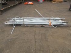ASSORTED GALVANIZED ELECTRICAL CONDUIT, STEEL PIPE UP TO 14' LONG