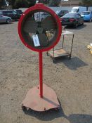 SITE PEDISTAL ELECTRIC FAN ON CASTERS, 240V- HP 0.25