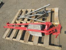 REED MODEL IS PIPE VISE TRISTAND W/ AN UNKNOWN BRAND TRISTAND