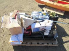 AIRTEX FUEL PUMP, RATCHET STRAPS, LIFEPROOF VINYL PLANK FLOOR BOARDS, PATTERN PISTOL SPRAYER, &