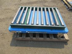 OPTIMUS LIFT 2K 2000LB ELECTRIC HYDRAULIC SCISSOR LIFT W/ 4' X 3' PLATFORM & ROLLER TABLE