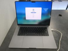 2023 APPLE MACBOOK PRO 16'' A2780 LAPTOP W/ CHARGER, *BANKRUPTCY CASE # 26-30529, NO BUYERS PREMI...