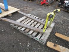 60'' FORKLIFT/TELEHANDLER FORKS W/ 2 3/8'' HOLES
