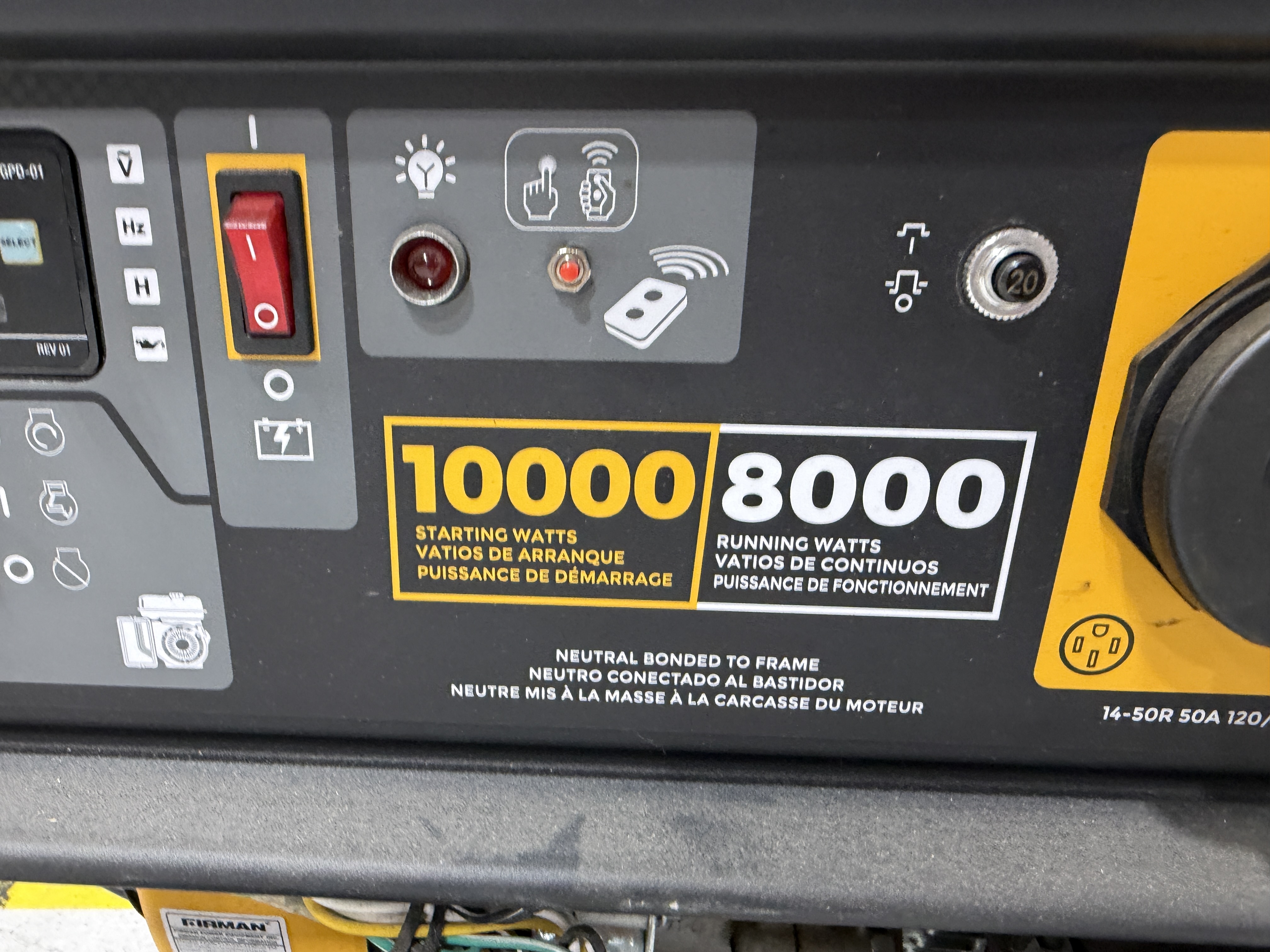GÉNÉRATRICE FIRMAN 8000 WATTS