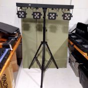 LC GROUP PAR QUAD LIGHTING SYSTEM, 120V/240V, WITH STAND