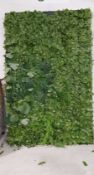 LOT OF 2 DECORATIVE FOLIAGE PANELS 60" X 96"
