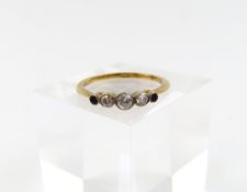 An early 20th century diamond ring, the old cut st