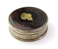 A 19th century French silver gilt and tortoiseshel