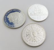 A Royal Mint 1981, silver proof coin, commemoratin