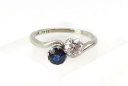An early to mid-20th century sapphire and