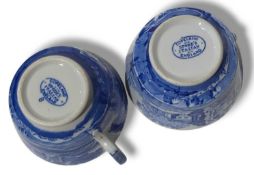 A collection of Spode Blue Italian blue and white