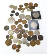 A mixed collection of British coinage, including a