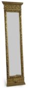 A very tall Pier style gilt framed mirror,