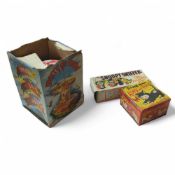 Three British-made wind-up mechanical toys, includ