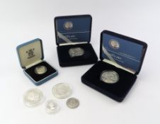 Two Royal Mint silver proof £5, 'Victorian Anniver