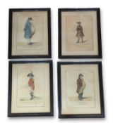 Robert Dighton (British1751-1814) a group of four