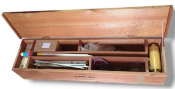 A modern Riley Leckford croquet set, consisting of