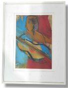 Mary Stork (British 1938-2007) a abstract woman pl