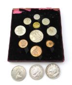 A 1951 Festival of Britian proof 10 coin set, to i