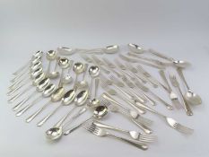 A part table service by A Chick & Sons Ltd silver flatware